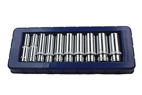 Image of US PRO 10pc 3/8'' DR Deep Sockets Set 10-19mm 3237