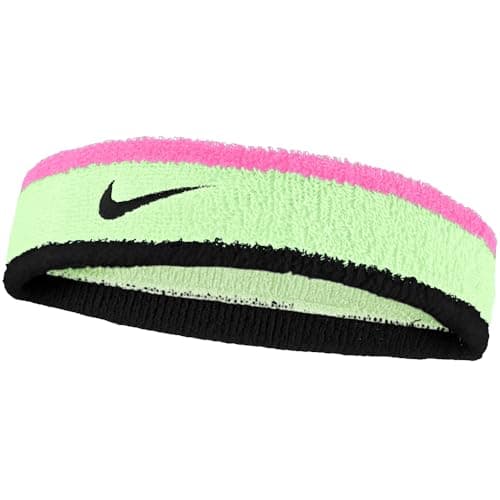 Image of Nike Swoosh Classic Headband Barely Bolt/Playful Pink/Black BN1000-725