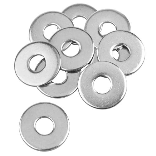 Image of Caianwin M12 Washers 10Pcs, M12 x 30mm Penny Washers Stainless Steel Flat Washer for m12 Bolts Screws & Nuts