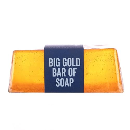 Image of The Bluebeards Revenge Cuban Gold Soap. The Big Gold Bar Of Soap. Luxury Mens Grooming Bar. Cleansing, Refreshing & Moisturising.175g