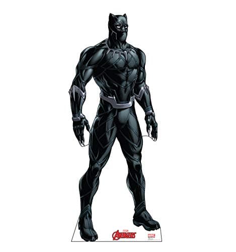 Image of Cardboard People Black Panther Life Size Cardboard Cutout Standup - Marvel's Avengers Animated