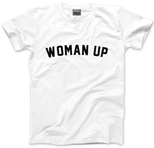 Image of HotScamp Woman up Men's Unisex T-Shirt - White XXX-Large