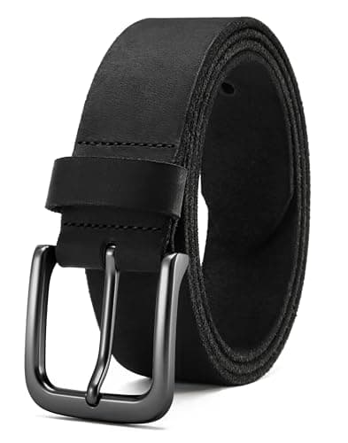 Image of CHAOREN Mens Belt, Genuine Leather Belts for Men with Premium Full Grain Leather 1 1/2", Perfect for Casual Jeans and Trousers