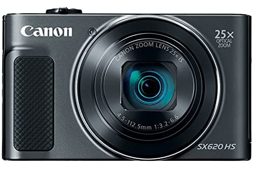 Image of Canon PowerShot SX620 HS 20.2 MP Digital Compact Camera (3 Inch Display, 25 x Optical Zoom, Wi-Fi, NFC, Full HD Video) - Black