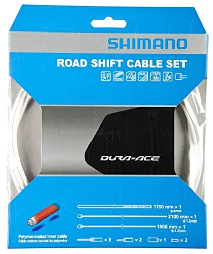 Image of SHIMANO Spares Road Gear Set Cable Poly - White