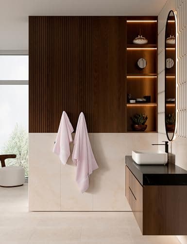 Image of Ted Baker Plain Dye Towel Soft Pink