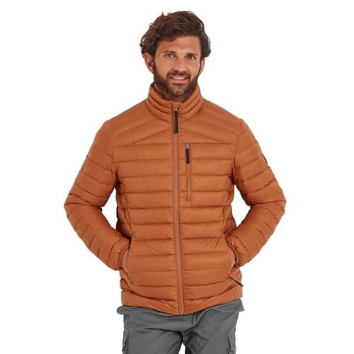 Image of TOG24 North Mens RDS Certified Down Short Jacket Ultra Warm 90% Duck Down Superior Insulation Coat Which Packs Away Conveniently Into Chest Pocket & Doubles Up As Travel Pillow