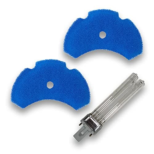 Image of Finest-Filters Compatible Hozelock Easyclear 4500 Filter Foam Sponges And UV Bulb Lamp Pond Set