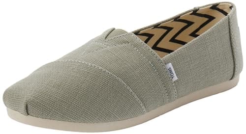 Image of TOMS Women's Alpargata Espadrille Loafer Flat, Clay Heritage Canvas, 3 UK
