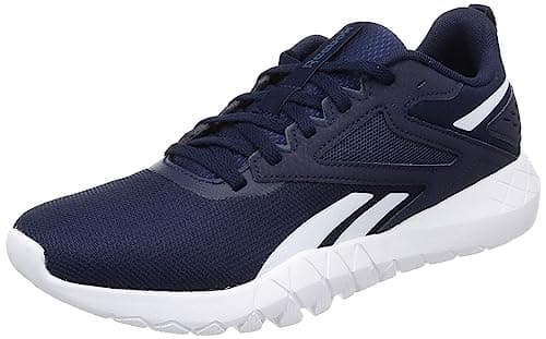 Image of Reebok Men Flexagon Energy TR 4 Sneaker, Vector Navy/FTWR White/Hoops Blue F23, 8