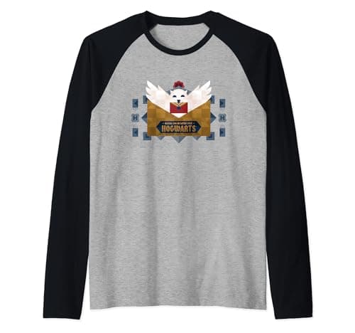 Image of Harry Potter Waiting for My Letter from Hogwarts Raglan Baseball Tee