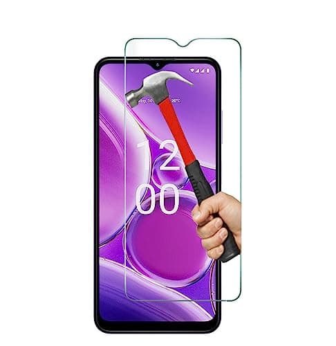 Image of KP TECHNOLOGY Nokia G42 5G Tempered Glass Screen Protector Easy Bubble-Free Installation Ultra Clear Shatterproof with 9H Hardness Anti Fingerprint Oleo-phobic Coating for Nokia G42