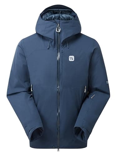 Image of Rab Men's Khroma Diffract Jacket - Insulated Waterproof Ski Coat for Alpine & Backcountry Skiing - Tempest Blue - X-Large