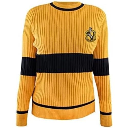 Image of Cinereplicas Harry Potter - Hufflepuff Quidditch Jumper - S - Official Licence, Multicoloured, S