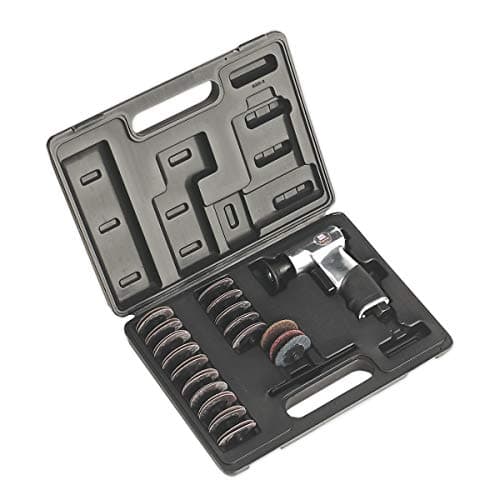 Image of Sealey Sa720 Air Mini Sander Kit 50Mm 35Pc