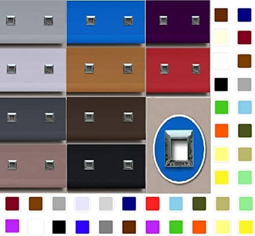 Image of Square Eyelet Roller Blind Easy Fit Trimable Home Office Window Blinds (Aubergine Purple, 90cm x 165cm (35.4" x 65"))