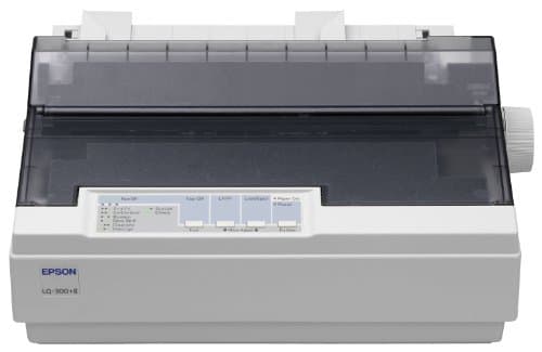 Image of Epson LQ-300+II - dot matrix printers (A4 (210 x 297 mm), 366 x 275 x 159 mm, 10 - 80%, Code 39, POSTNET, UPC-A, UPC-E, Parallel, 20W)
