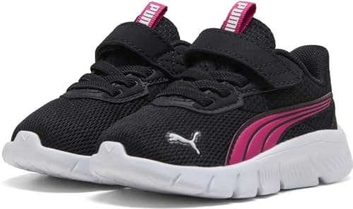 Image of PUMA Unisex Baby FLEXFOCUS Modern AC+ INF Sneaker, Black Pink White, 8 UK Child