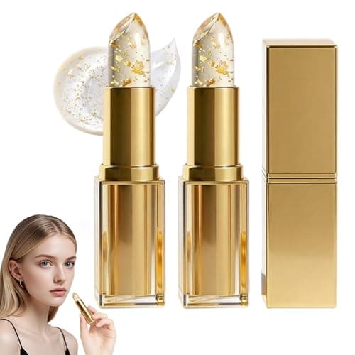 Image of Coellyo TrueTone - ﻿PH Adjusting Lipstick, Coellyo Lipstick, Clear Lip Stick with Gold Foil, Colour Changing lipsticks Long Lasting, Deep Nourishment lipsticks For Older Women (2 Pcs)