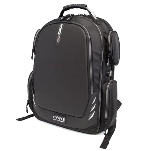 Image of Mobile Edge Core Gaming Laptop Backpack, Fits 17-18 Inch Laptops, with USB Charging Port and Cable, TSA Friendly, Black
