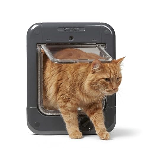 Image of Cat Mate Microchip Activated Cat Flap (360) - For Cats and Small Dogs, Accommodates up to 30 Pets, for Single/Multiple glazing, UPVC, Walls and Wood, Grey
