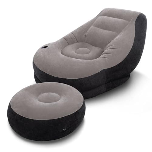 Image of Intex - Lounge chair inflatable grey/black