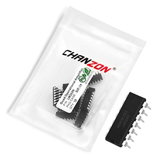 Image of Chanzon LM324N DIP-14 Quad Operational Amplifiers Transistor for Low Power Applications (Pack of 10pcs)