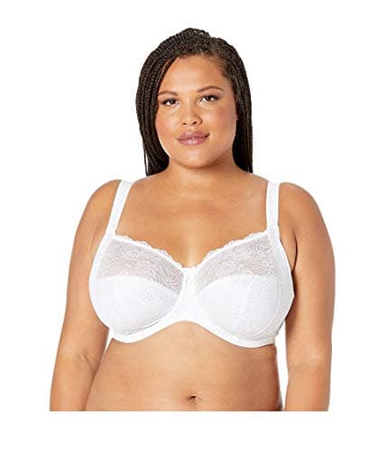 Image of Elomi Women's Morgan Underwire Banded Bra, White, 40HH