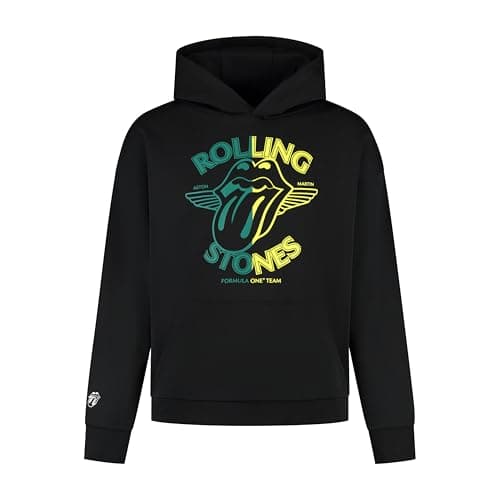 Image of Aston Martin F1 Men's Rollings Stones Hoody Black - Size: L