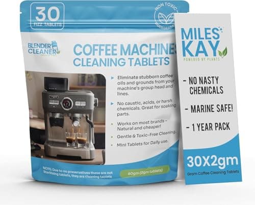 Image of Sage & Breville Coffee Cleaning tablets (30 tablets - Double the competition) - Coffee Machine espresso Cleaning Tablets - 2 Gram -Natural not heavy chemical