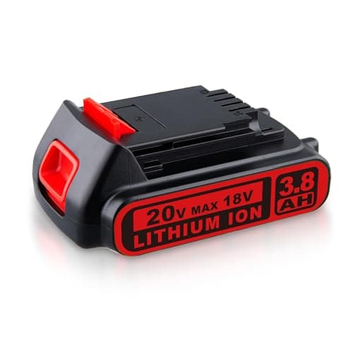 Image of 18V 3.8Ah LBXR20 Battery Replacement for BLACK and DECKER 18V Battery Compatible with BLACK and DECKER BL2018 LB20 LBX20 STC1820 Cordless Tools (20V Max)