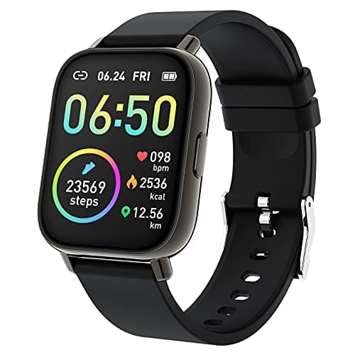 Image of Smart Watch, Fitness Tracker 1.69" Touch Screen Fitness Watch with Heart Rate Sleep Monitor, Step Counter for Men Women Activity Trackers IP68 Waterproof Smartwatch Sports for iOS Android