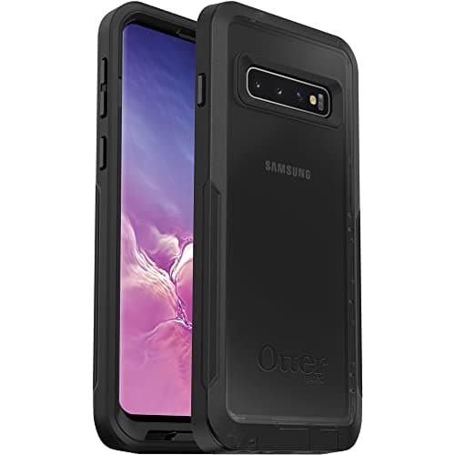 Image of OtterBox Pursuit Series Case for Galaxy S10 (Only) - Retail Packaging - Clear/Black