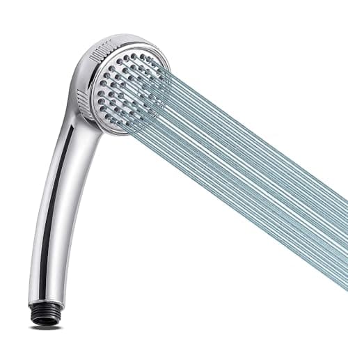 Image of AQUALONA® Aquaspray Handheld Shower Head - 2 Faces Supplied - Saves Water - Boosts Water Pressure - for High & Low Water Pressure - Rub Clean - Adult, Children, Pet, Home, Gym - Universal