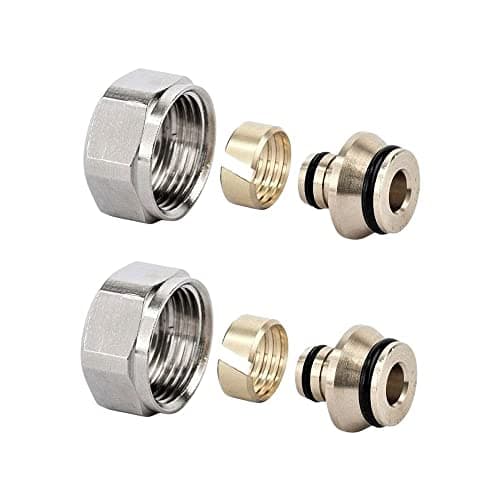 Image of EUROCONE Connector for UFH Manifold 16 mm x 3/4 Wärmer System PSW TRADE SUPPLIERS LTD Pack of 2
