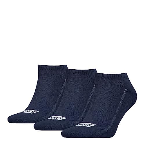 Image of Levi's Unisex Recycled Cotton Sneaker Sock, Navy, 39/42