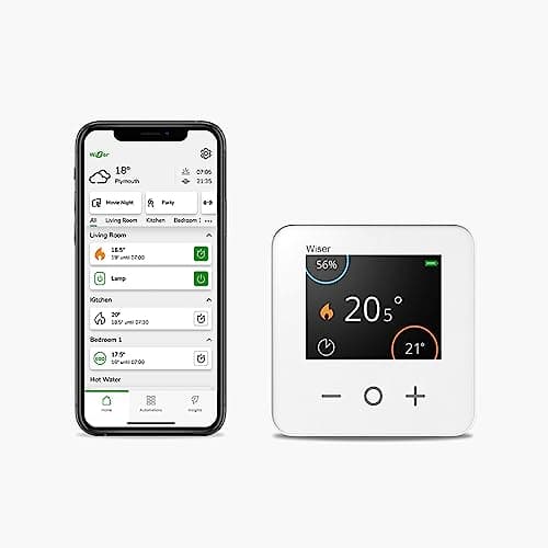 Image of Drayton Wiser Smart Thermostat Heating Control Heating Only - Works with Amazon Alexa, Google Home and IFTTT