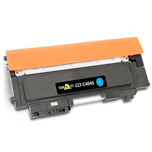 Image of YELLOW YETI CLT C404S 404S Toner Cartridge Compatible with Samsung Xpress SL-C430 SL-C430W SL-C480 SL-C480FW SL-C480W SL-C480FN Cyan
