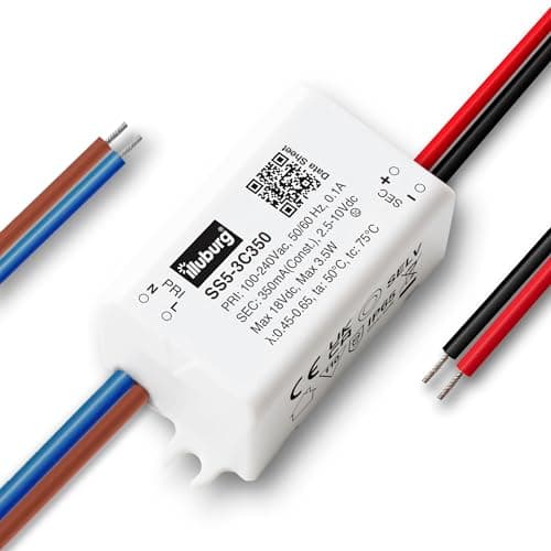 Image of illuburg LED Driver Waterproof IP65 350mA Constant Current 1W - 3W Flickerfree LED Power Supply Transformer