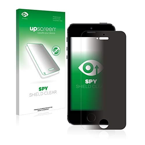 Image of upscreen Privacy Screen Protector compatible with Apple iPhone 5 / 5S / 5C / SE 2016 - Anti-Spy Screen Protection