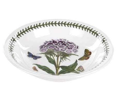Image of Portmeirion Botanic Garden 22 Centimeter Pasta Bowl Various Designs (White Sweet William)