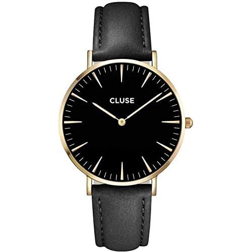 Image of CLUSE Womens Quartz Watch, Analogue Classic Display and Leather Strap CL18401