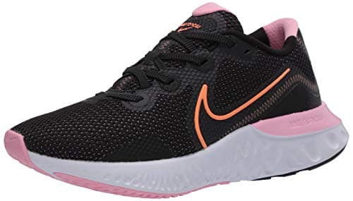 Image of Nike Wmns Nike Renew Run, Women’s Running Shoe, Black/Orange Pulse-White-Pink, 3 UK (36 EU)