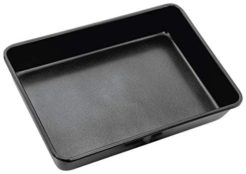 Image of Stellar Bakeware Non-Stick Cake Tin and Roasting Tray, Internal Dimensions 33cm x 23cm x 6cm, Dishwasher Safe, Solid Steel