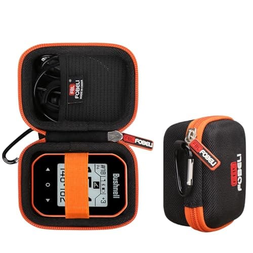Image of FBLFOBELI GPS Case for Bushnell Golf Phantom 2&3 Slope/for Swami KISS 2.0 Golf Handheld GPS Rangefinder (Case Only) (Orange)