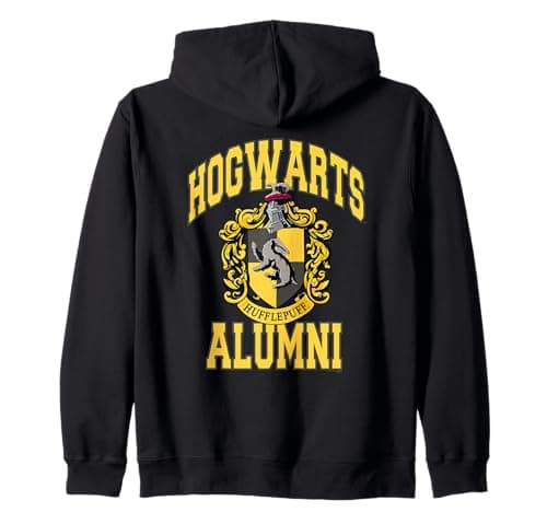 Image of Harry Potter Hogwarts Hufflepuff Alumni Zip Hoodie