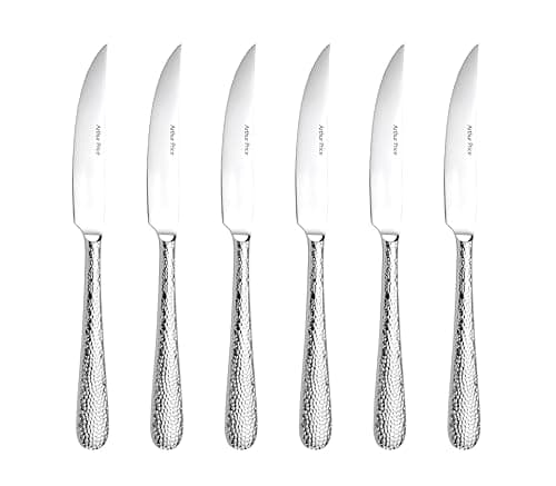 Image of Arthur Price ZAVA0841 Avalon Set 6 Steak Knives, Stainless Steel, Silver