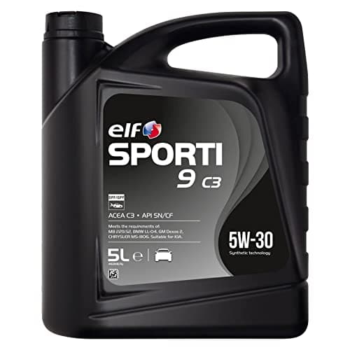 Image of Elf Sporti 9 C3 5w-30 High Performance Engine Oil - 5 Litres