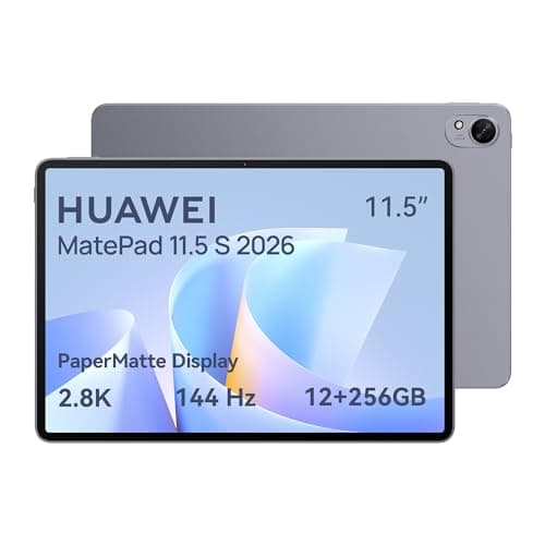 Image of HUAWEI MatePad 11.5 S 2026 Tablet 2.8K 144Hz Ultra-clear PaperMatte Display, 12+256GB, 8800 mAh Battery, 40W SuperCharge, WiFi 6 Notes, GoPaint, Portable tab, 24 Months Warranty