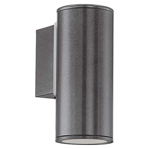 Image of EGLO 94102 GU10-LED Anthracite Outdoor Wall Light RIGA